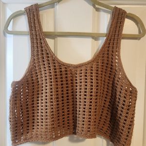 Wild Fable knit tank crop length